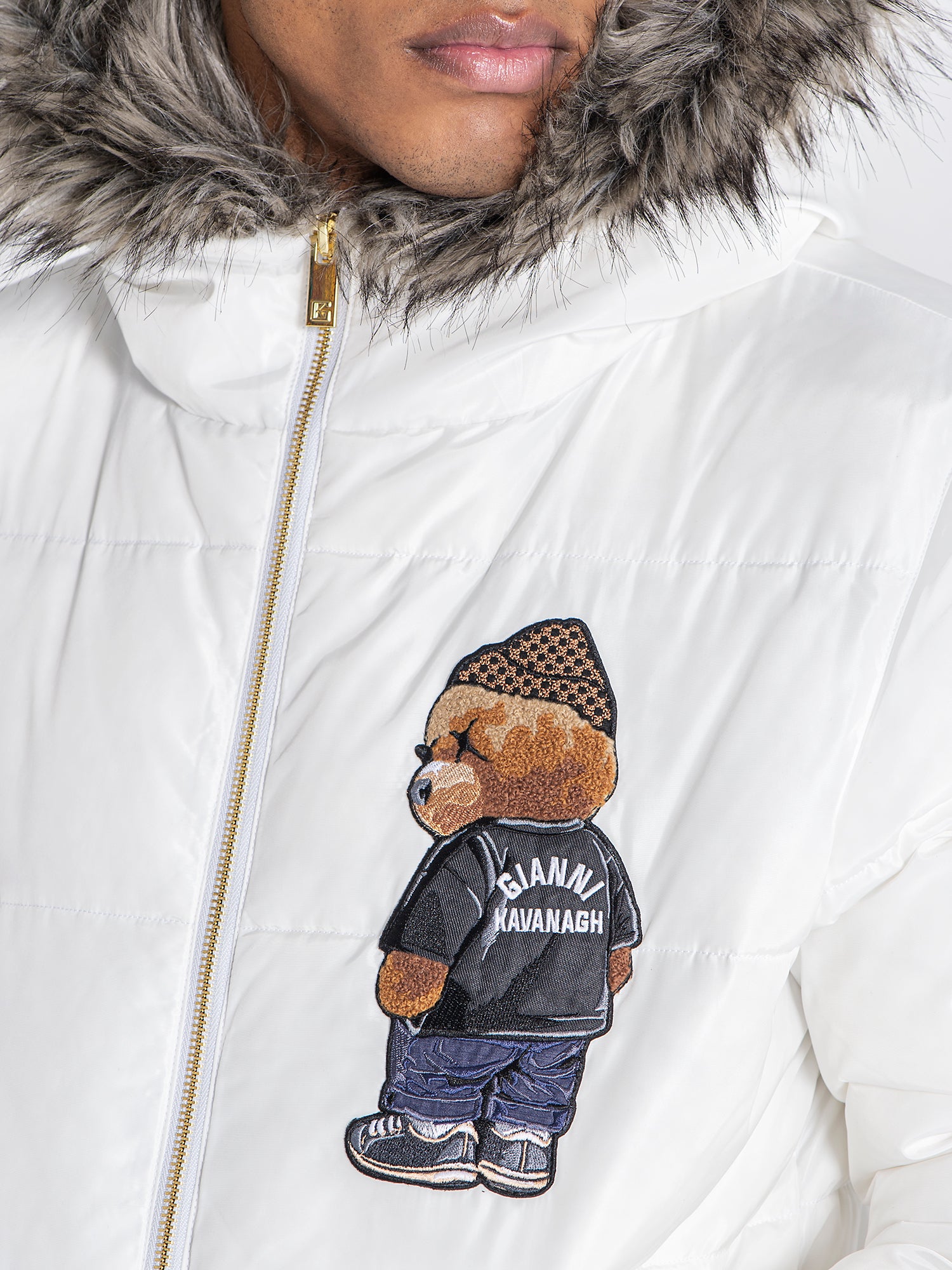 puffers / White Bear Puffer Jacket