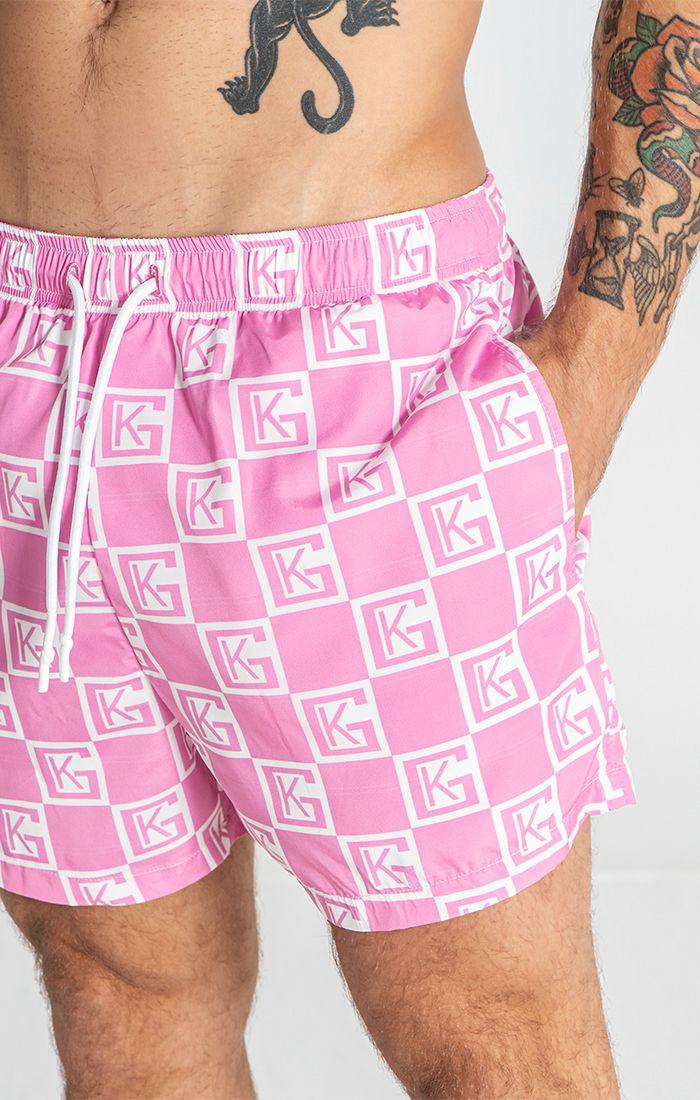 swimshorts / Pink Checkers Swimshorts