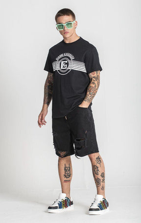 t-shirts / Black Nautic Tee