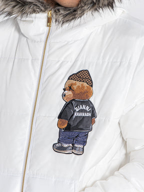 puffers / White Bear Puffer Jacket