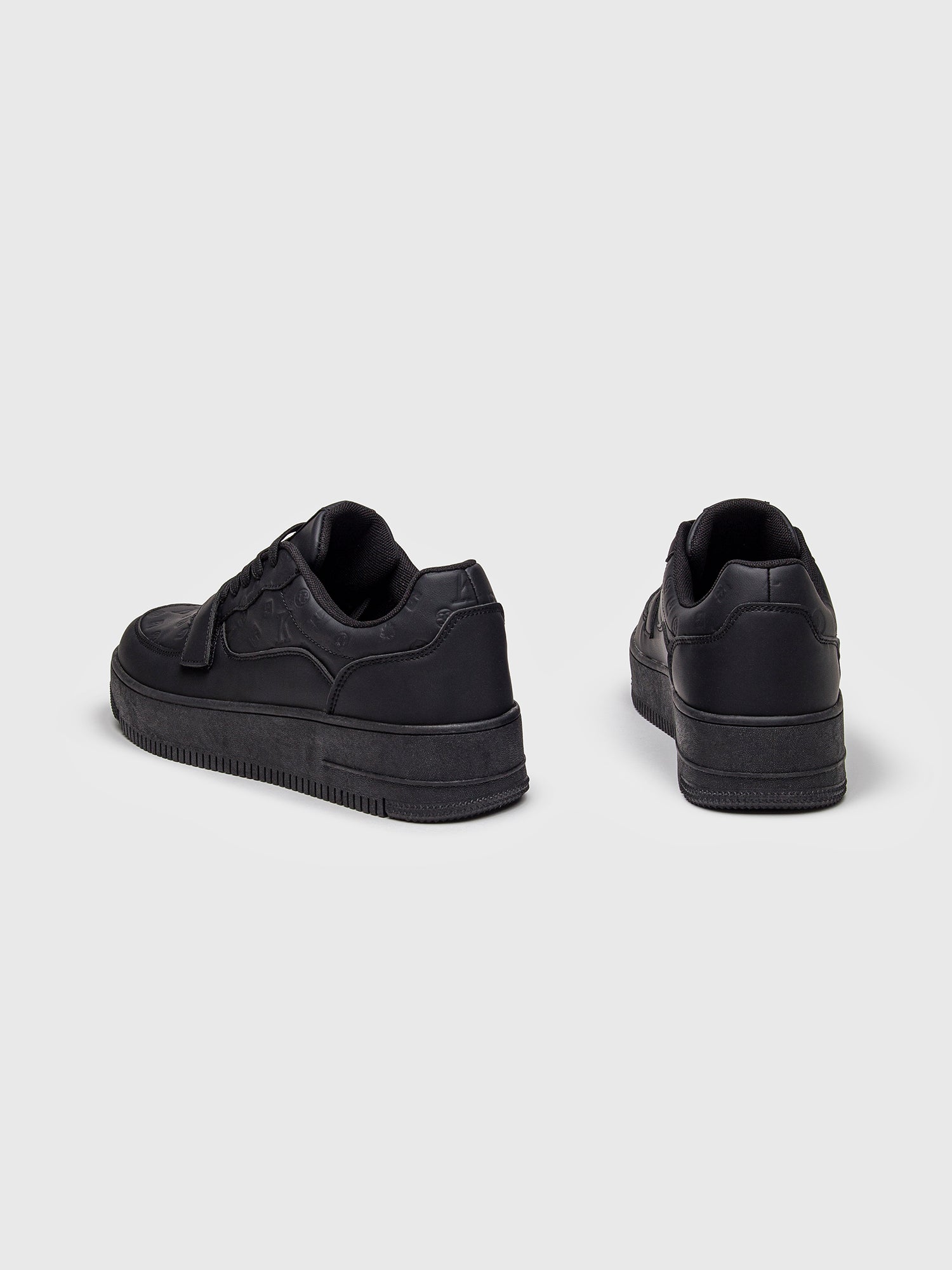 sneakers / Black Logomania Velcro Sneakers