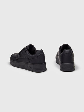 sneakers / Black Logomania Velcro Sneakers