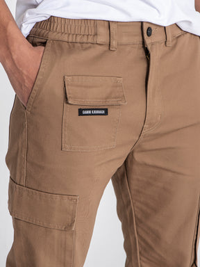 pants / Brown Utility Joggers