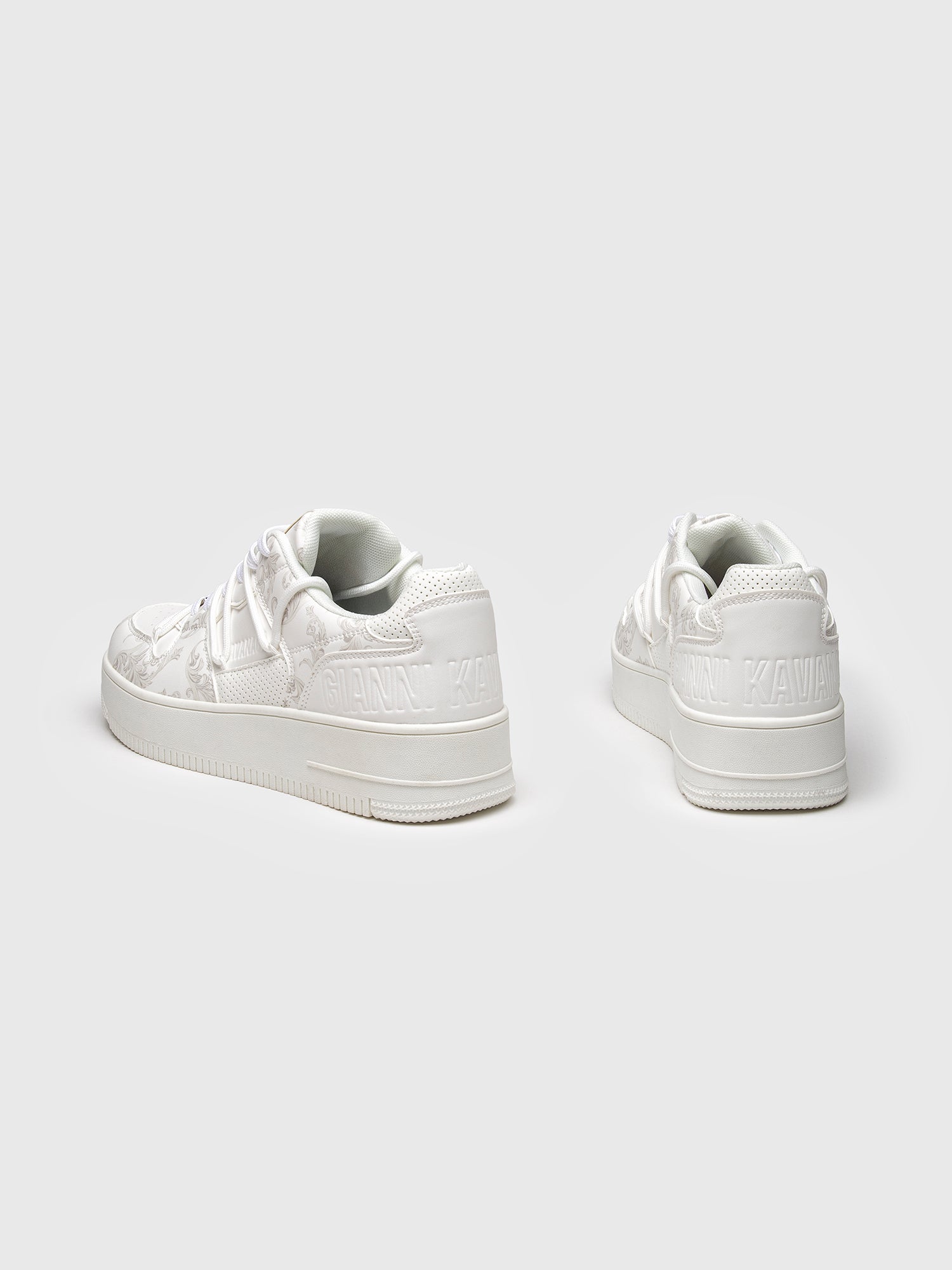 sneakers / White Majestic Wrapped Sneakers