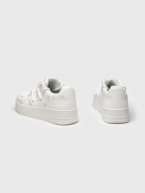 sneakers / White Majestic Wrapped Sneakers