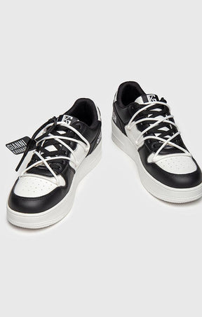 sneakers / Black Wrapped Sneakers