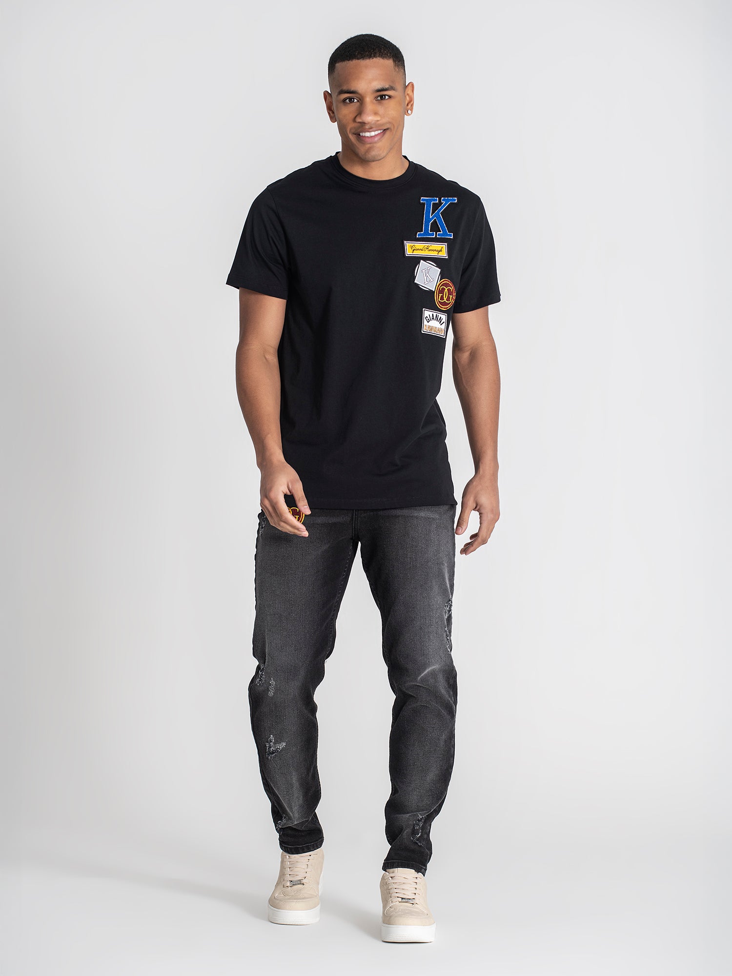 t-shirts / Black Collage Tee