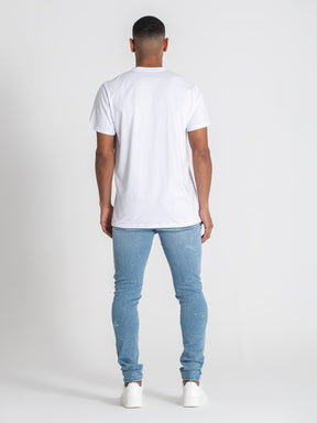 t-shirts / White Collage Tee