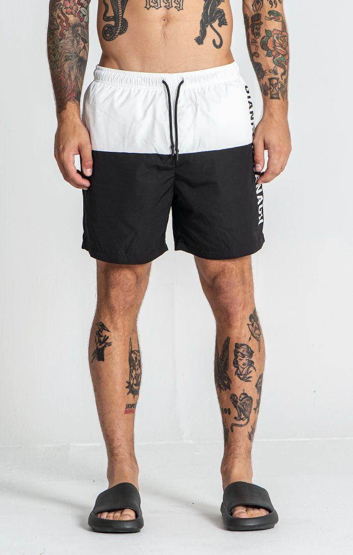 swimshorts / White Double Swimshorts