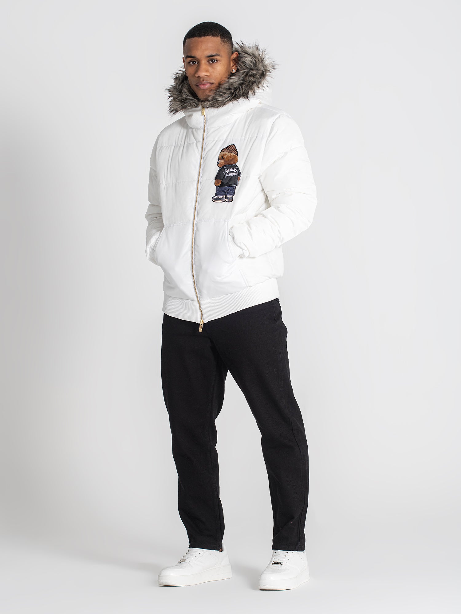 puffers / White Bear Puffer Jacket