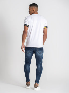 t-shirts / White Trail Elastic Tee