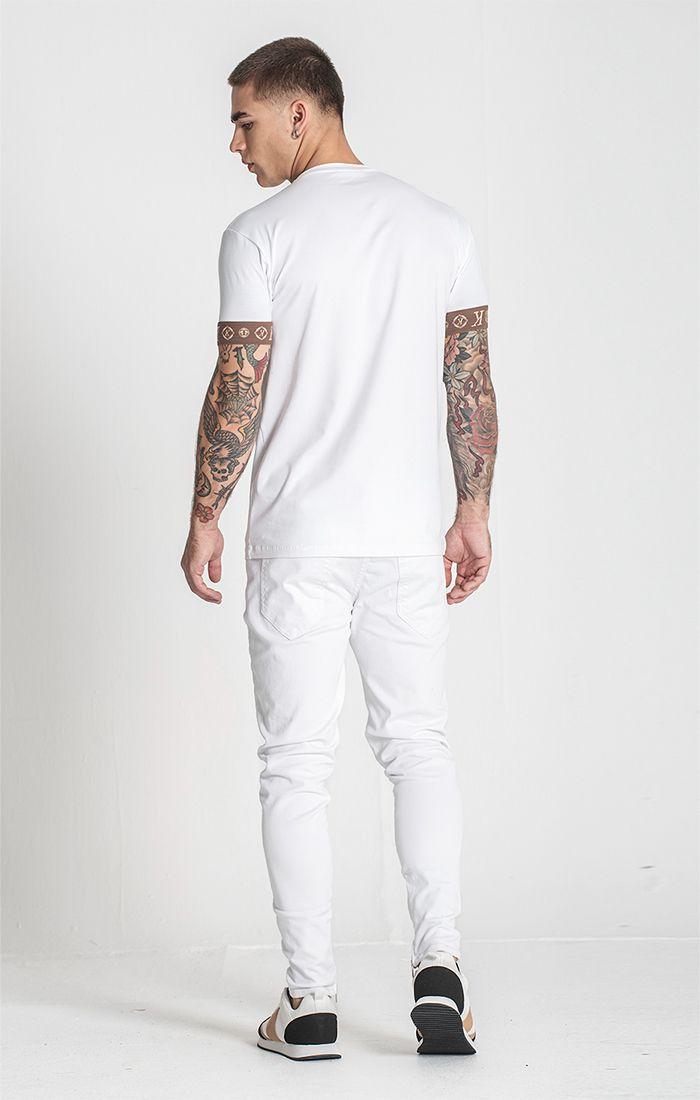 t-shirts / White ChoKo Elastic Tee