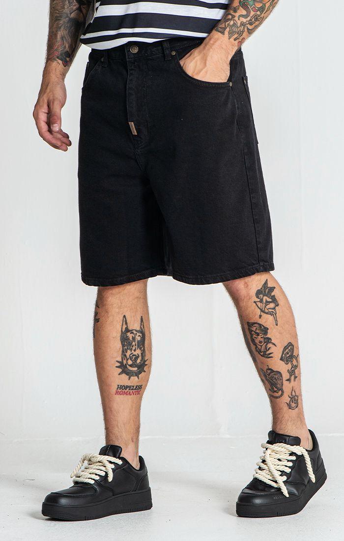 shorts / Black Regular Waist Shorts