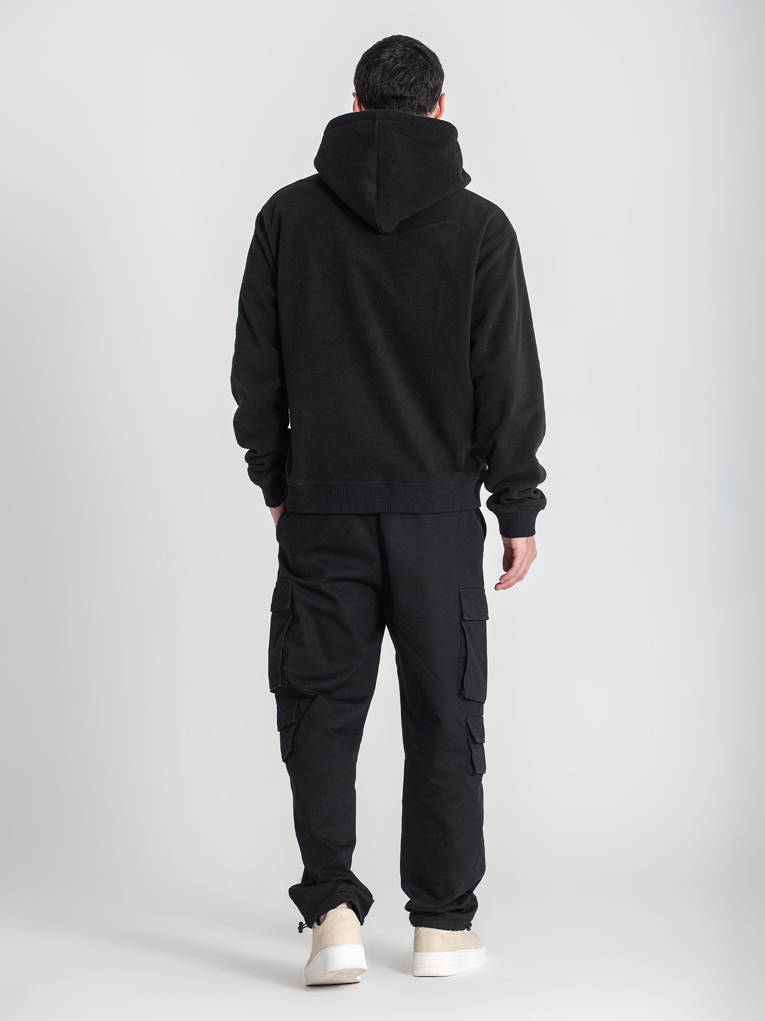 hoodies / Black X-Teddy Sherpa Hoodie