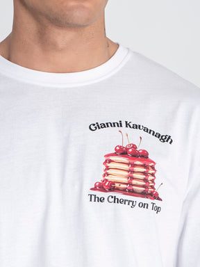 t-shirts / White Cherry On Top Tee