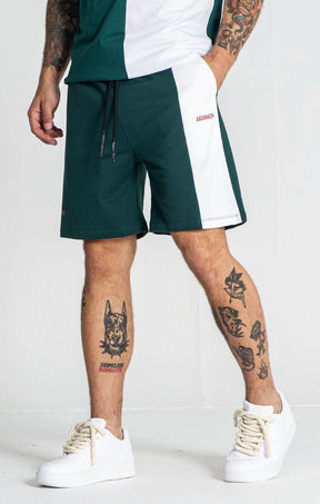 shorts / Green Block Shorts