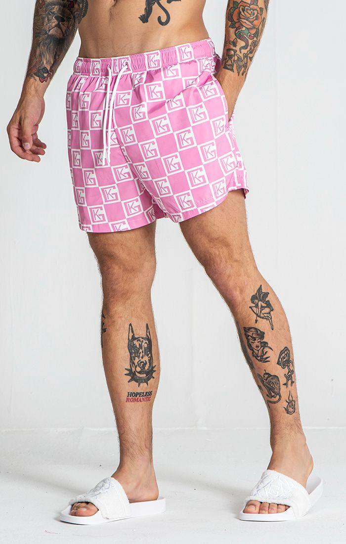 swimshorts / Pink Checkers Swimshorts