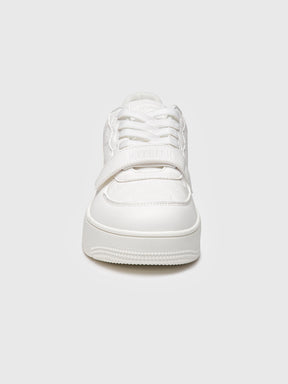 sneakers / White Logomania Velcro Sneakers
