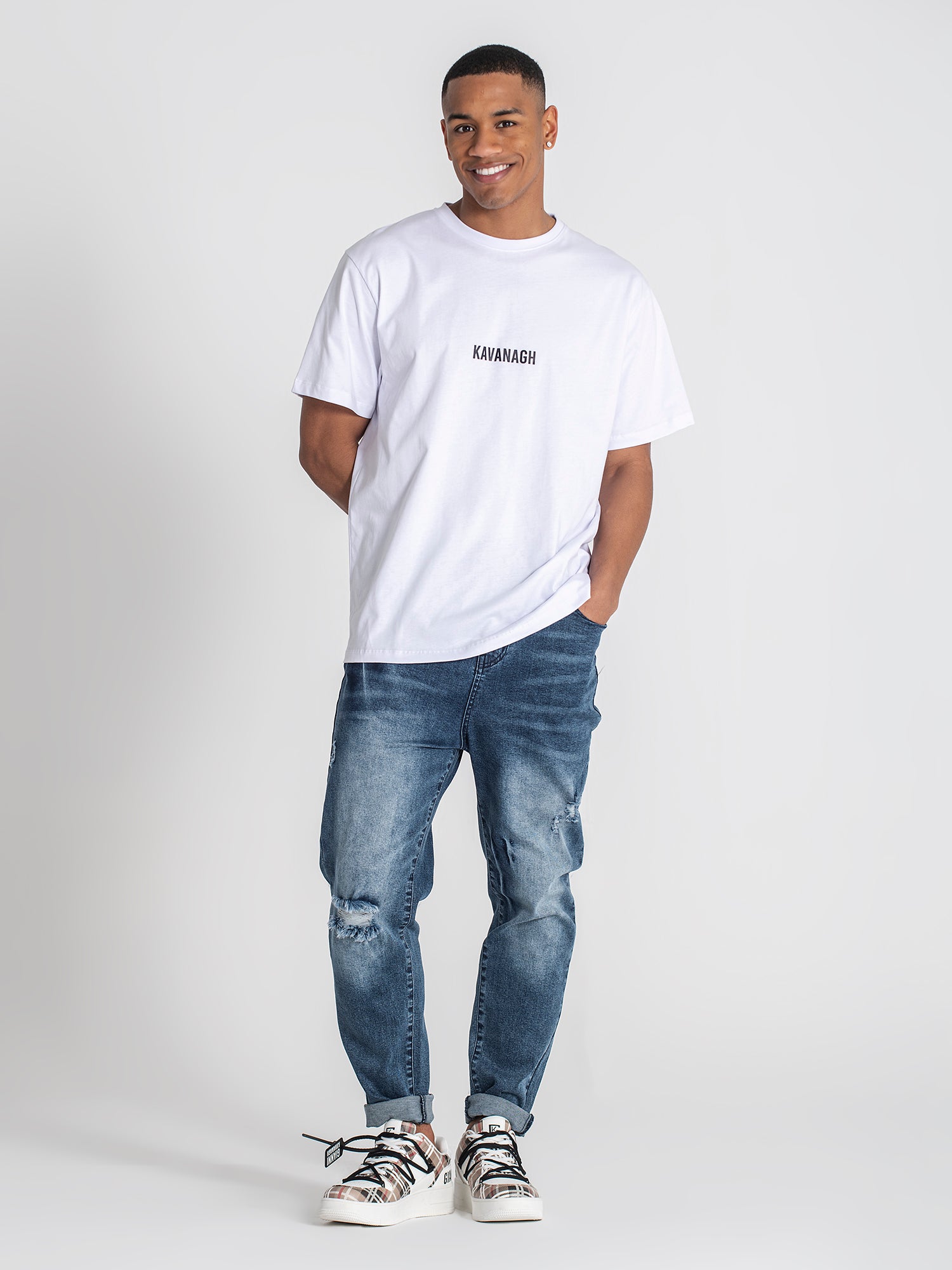 t-shirts / White X-Teddy Oversized Tee