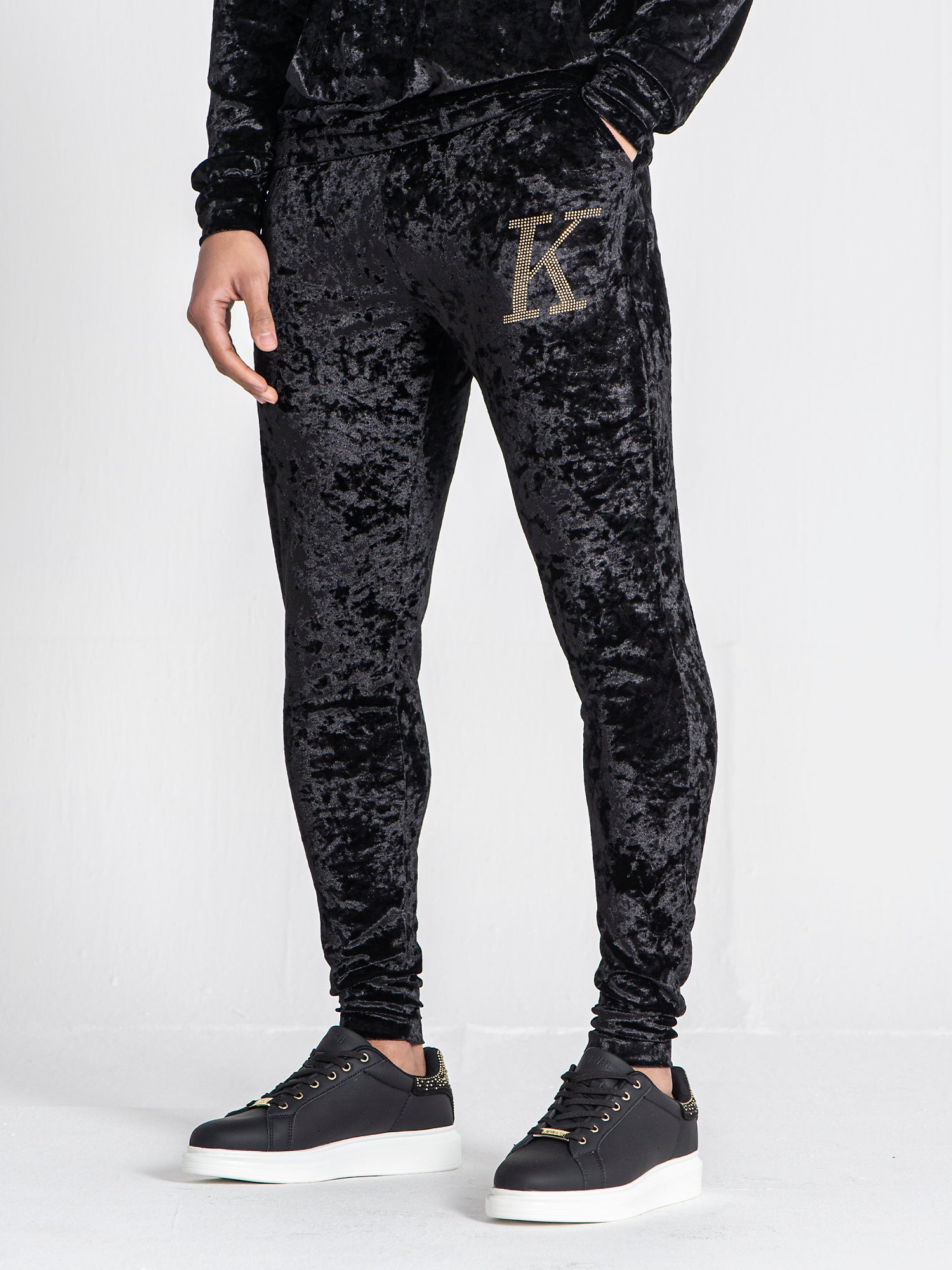 joggers / Black K Velvet Joggers