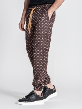 joggers / Brown Logomania Joggers