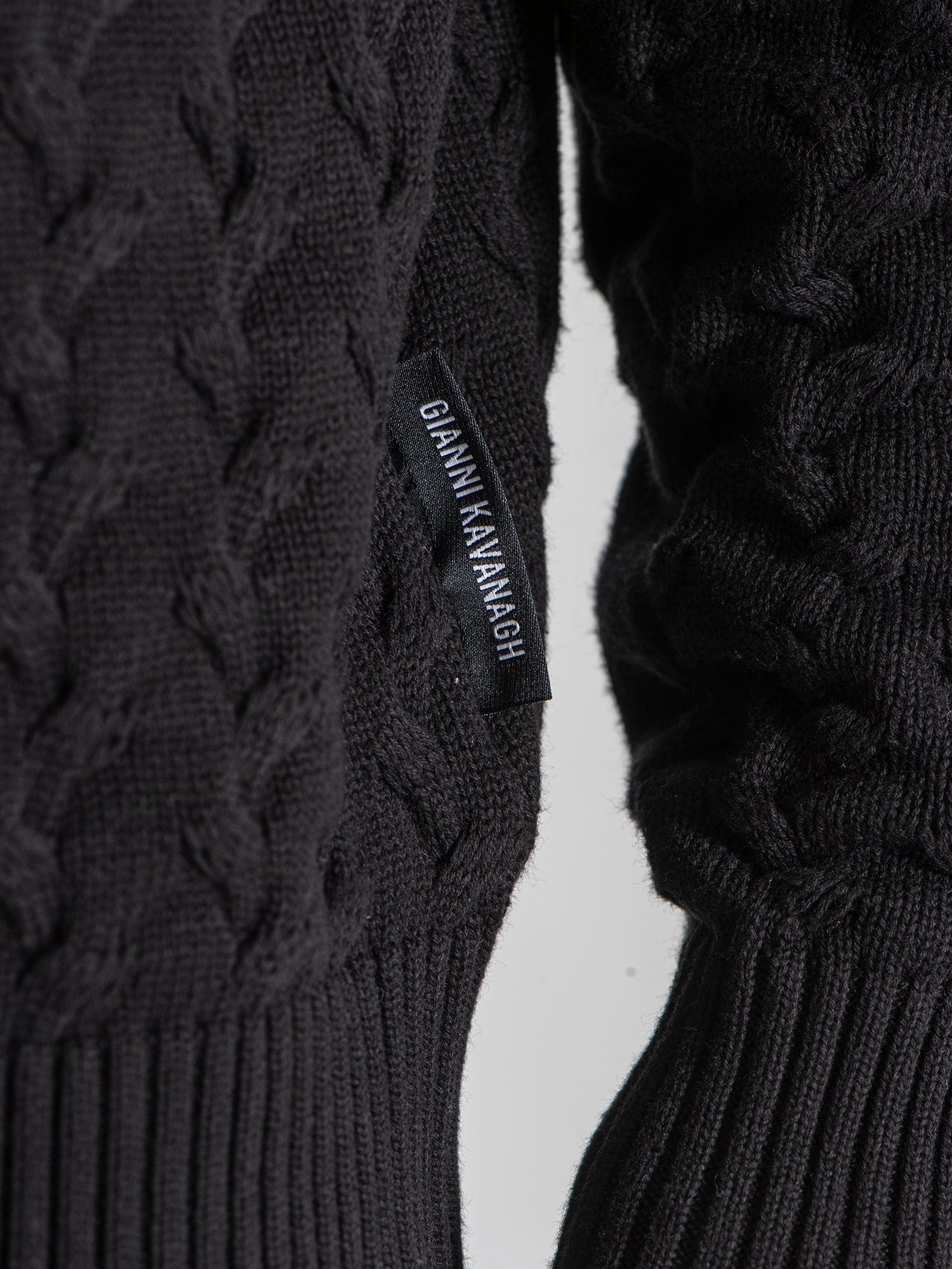 sweats / Black Snug Knit Sweat