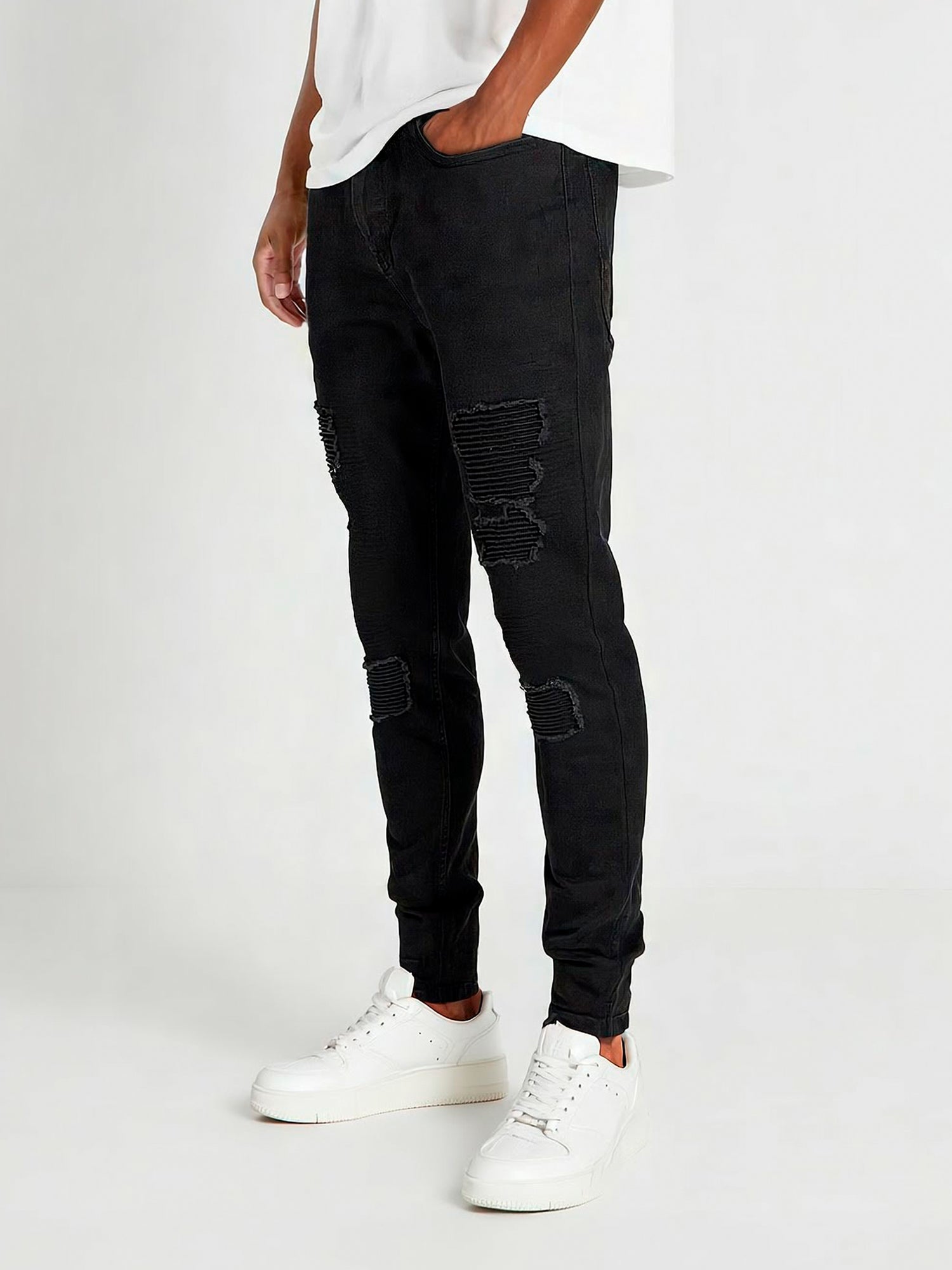 jeans / Jean Noir Slim Fit Motor