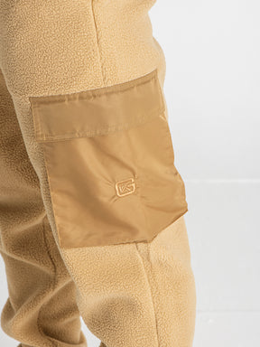 joggers / Camel Cargo Sherpa Joggers