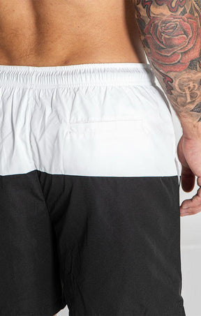 swimshorts / White Double Swimshorts