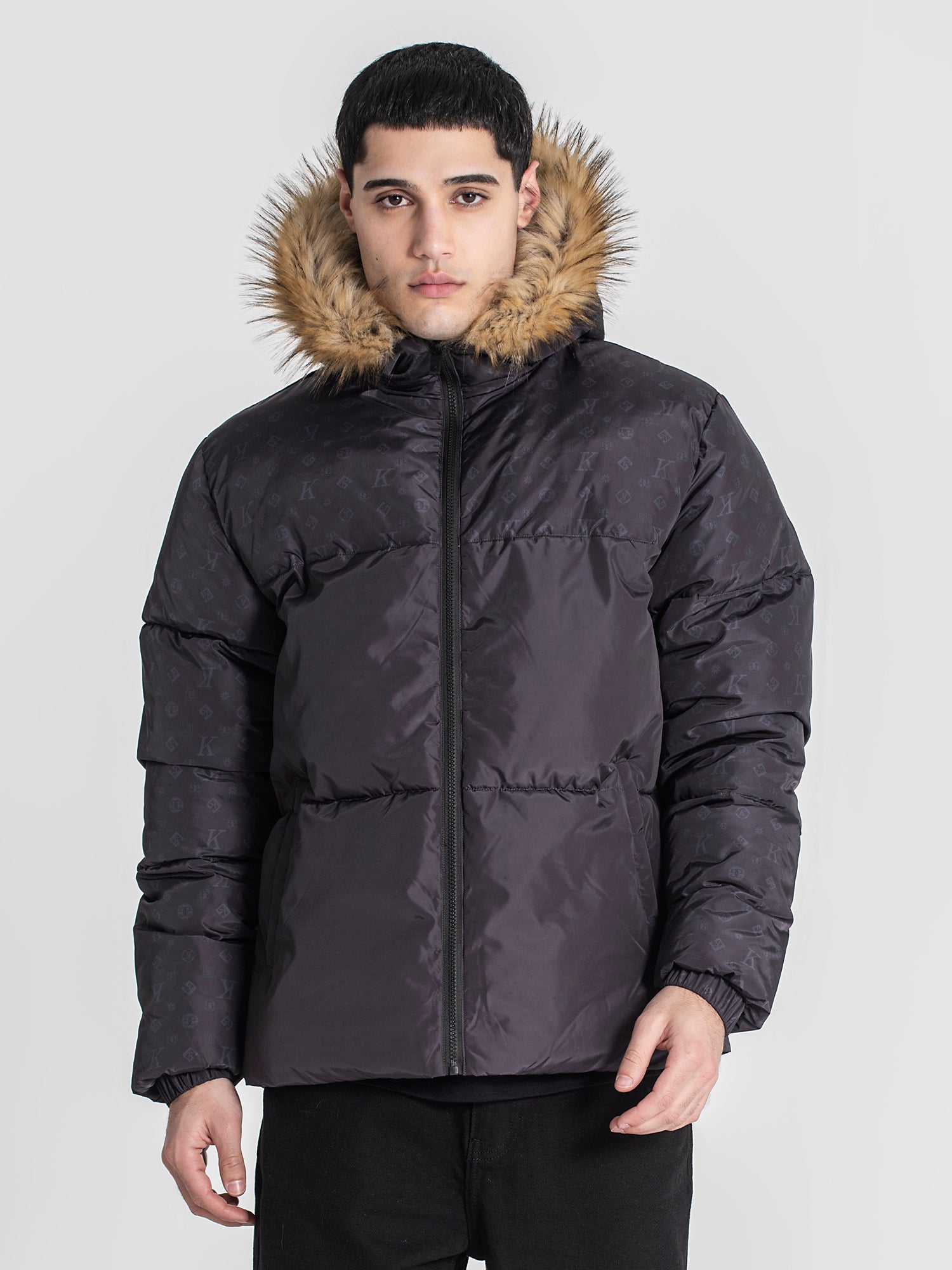 puffers / Black Logomania Puffer Jacket