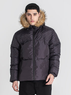 puffers / Black Logomania Puffer Jacket