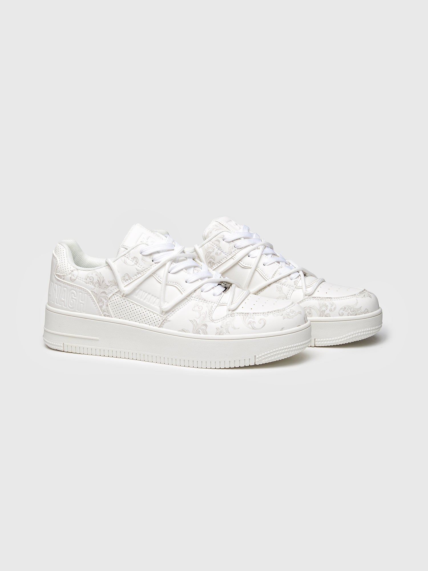 sneakers / White Majestic Wrapped Sneakers