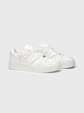 sneakers / White Majestic Wrapped Sneakers