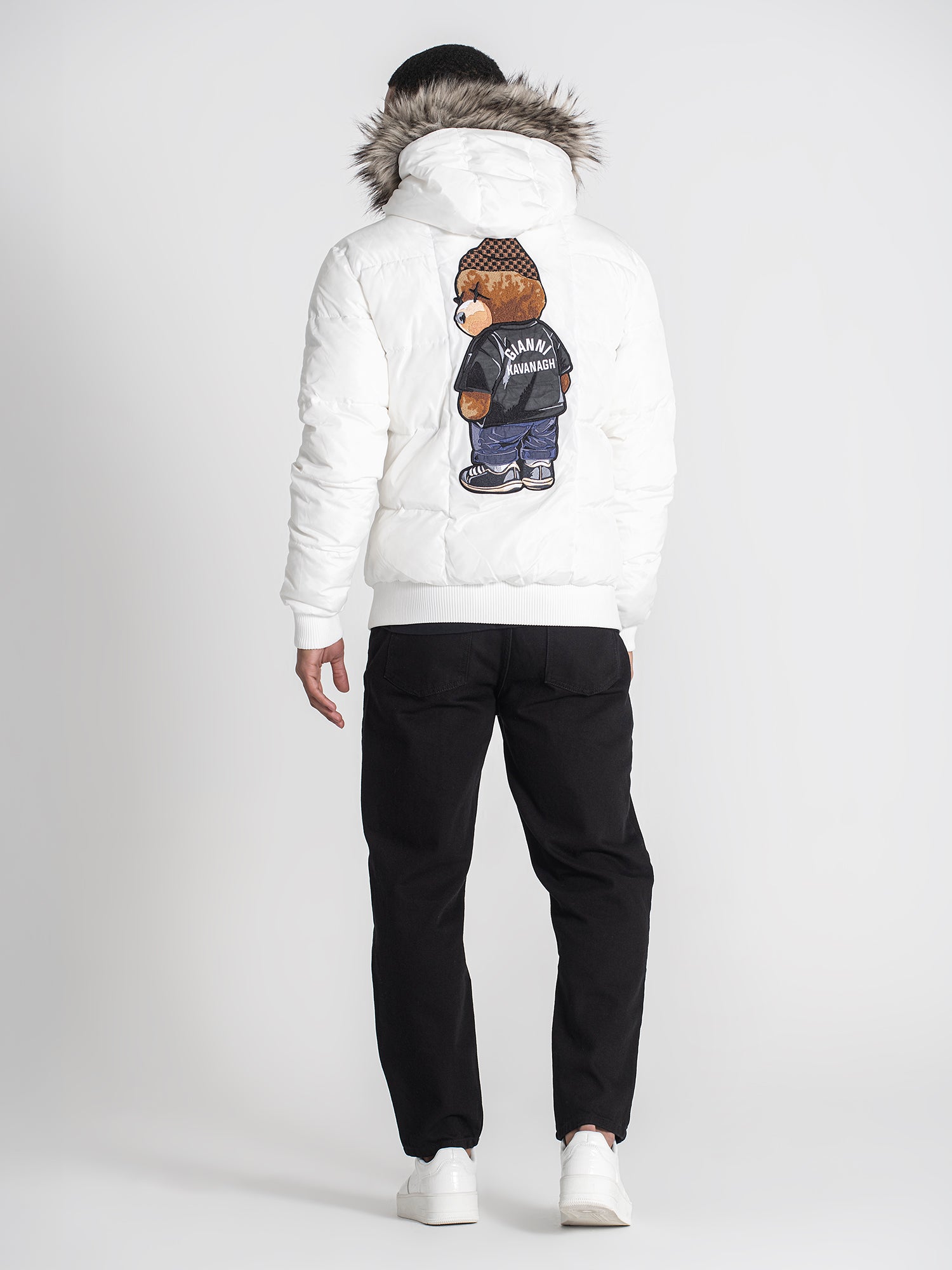 puffers / White Bear Puffer Jacket