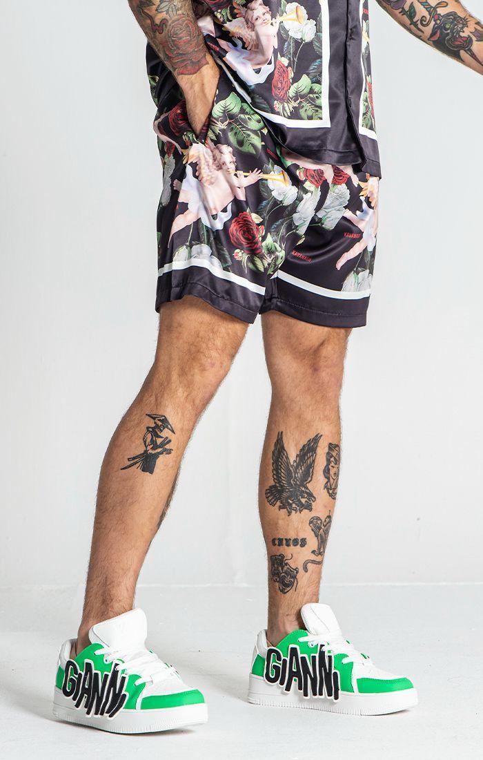 shorts / Multicolor Angelical Satin Shorts