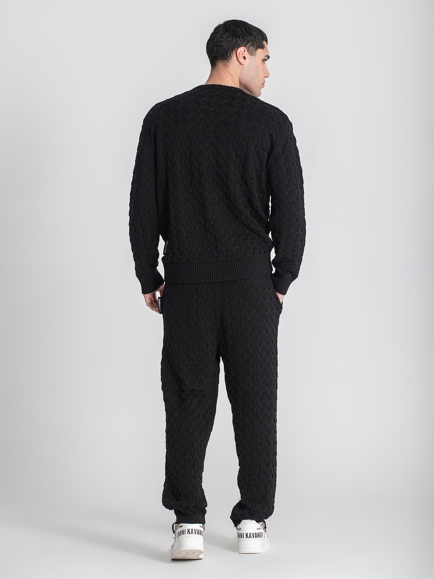 sweats / Black Snug Knit Sweat