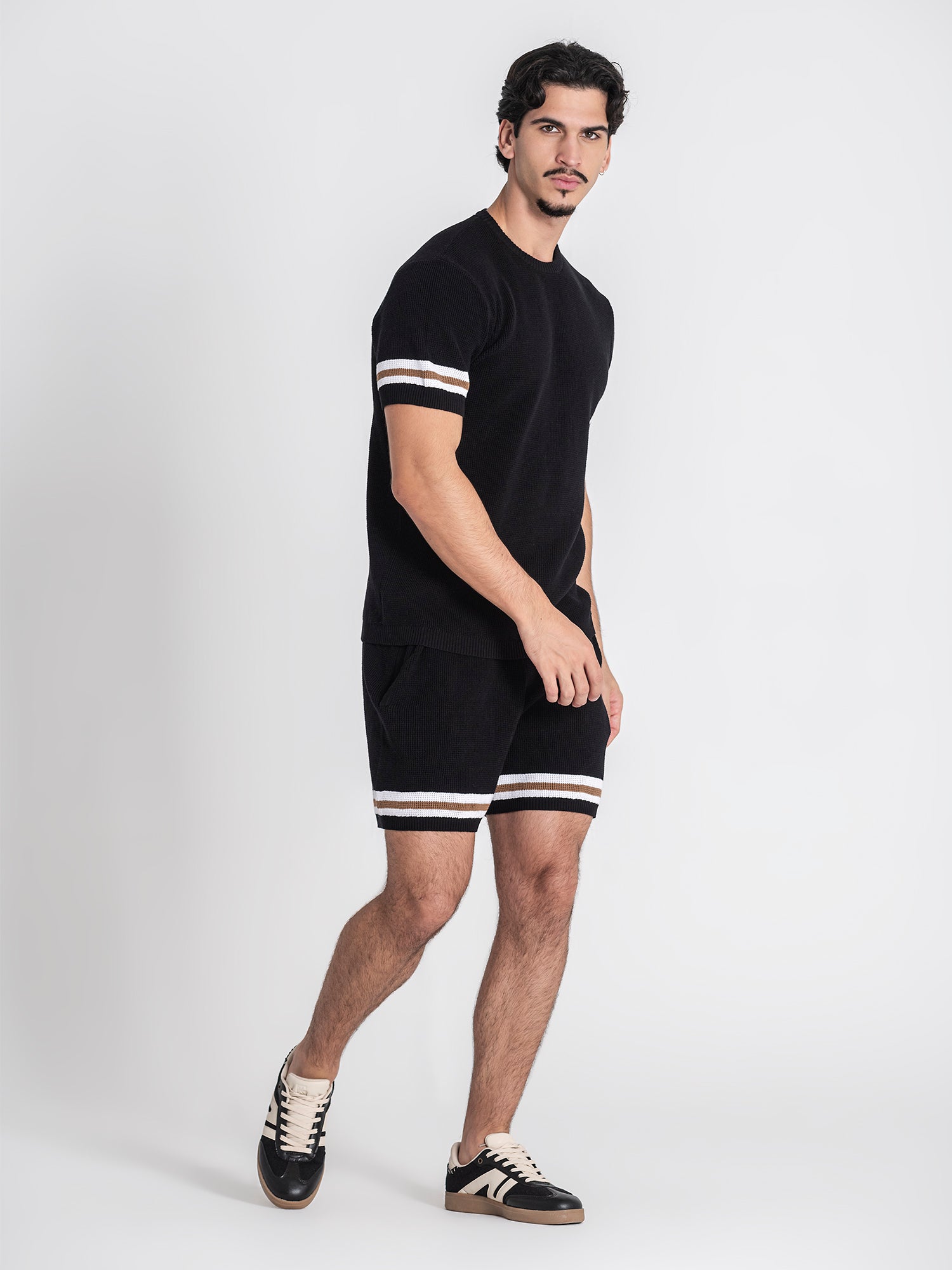 twinset / Black Retro Vibes Knit Twinset