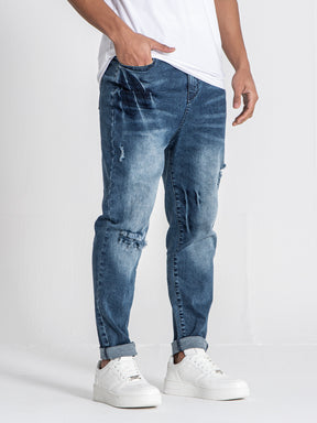 jeans / Dark Blue Scratch Jeans