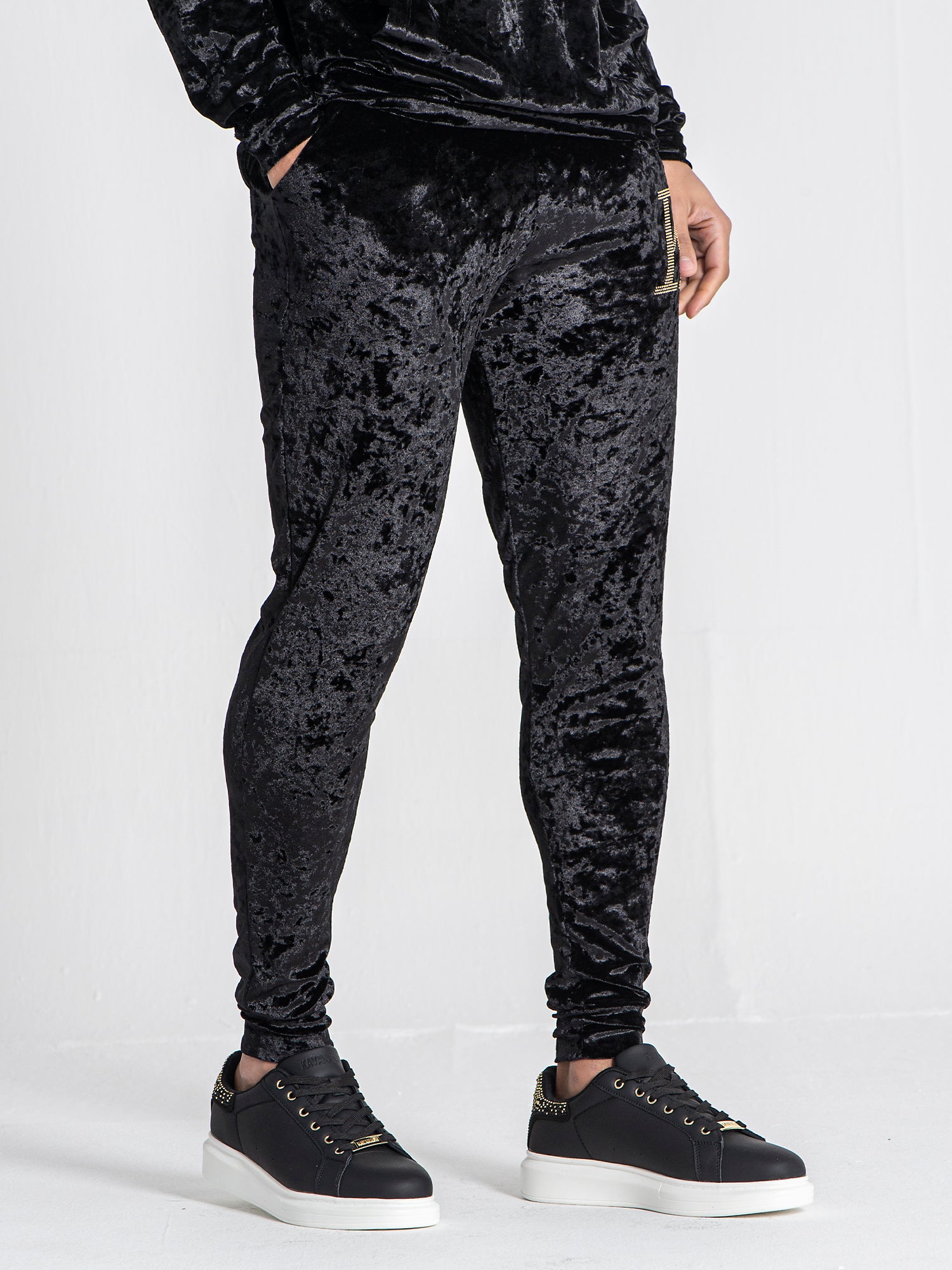 joggers / Black K Velvet Joggers