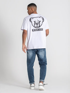 t-shirts / White X-Teddy Oversized Tee