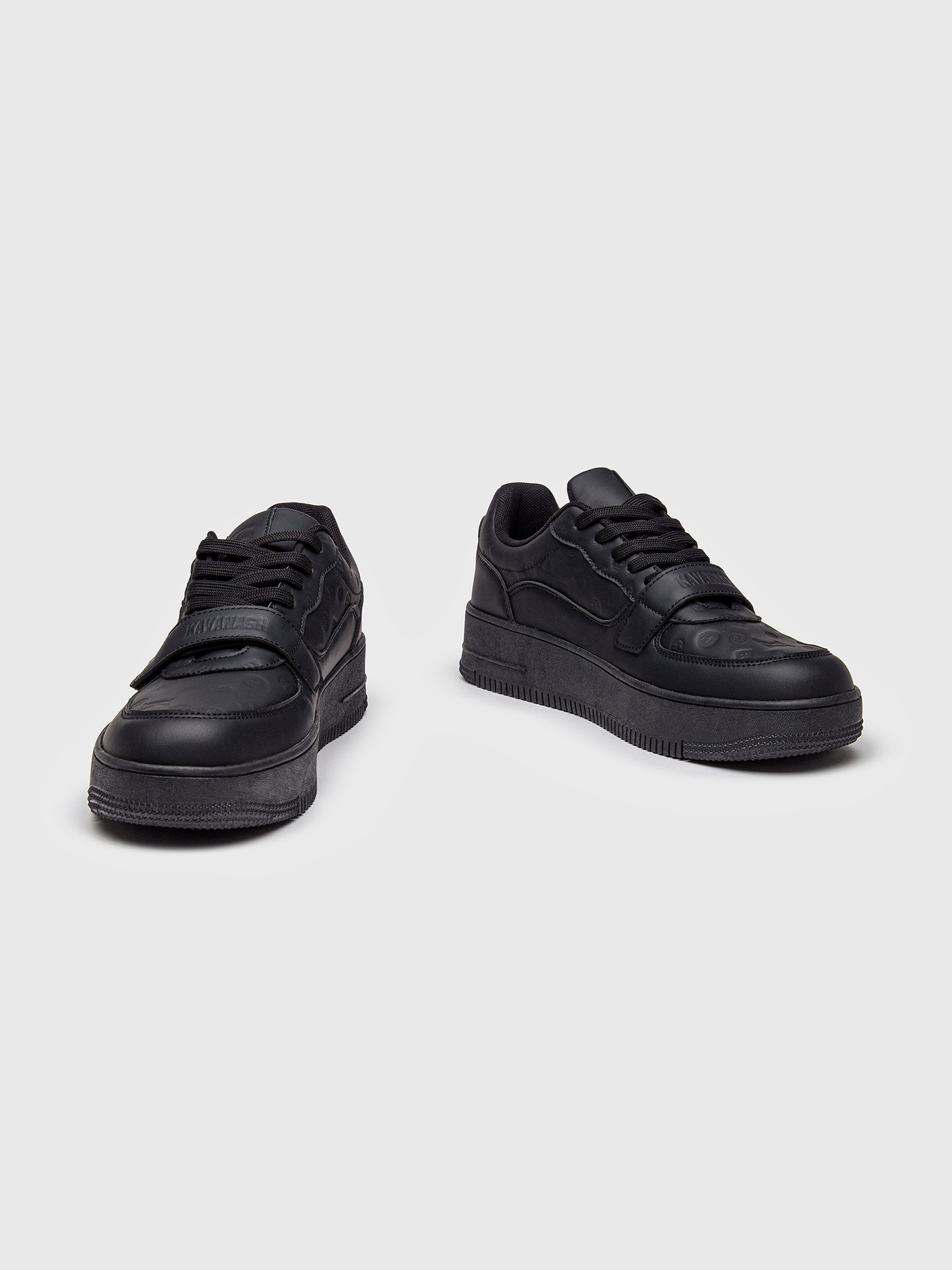 sneakers / Black Logomania Velcro Sneakers