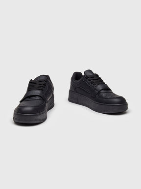 sneakers / Black Logomania Velcro Sneakers