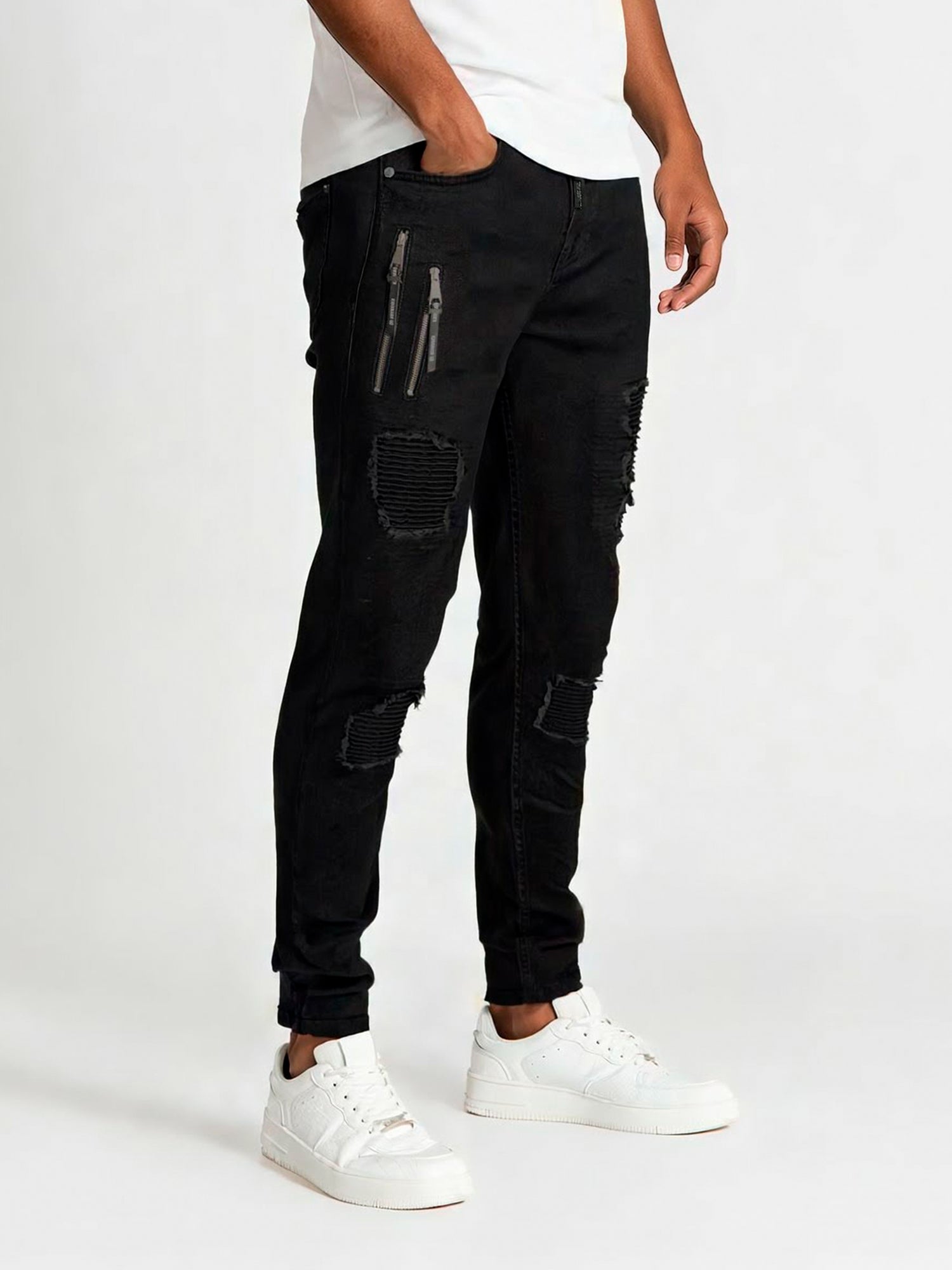 jeans / Jean Noir Slim Fit Motor
