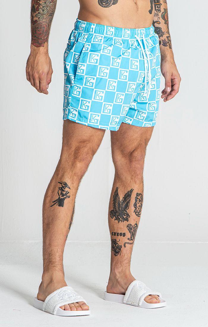 swimshorts / Light Blue Checkers Swimshorts