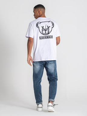 t-shirts / White X-Teddy Oversized Tee