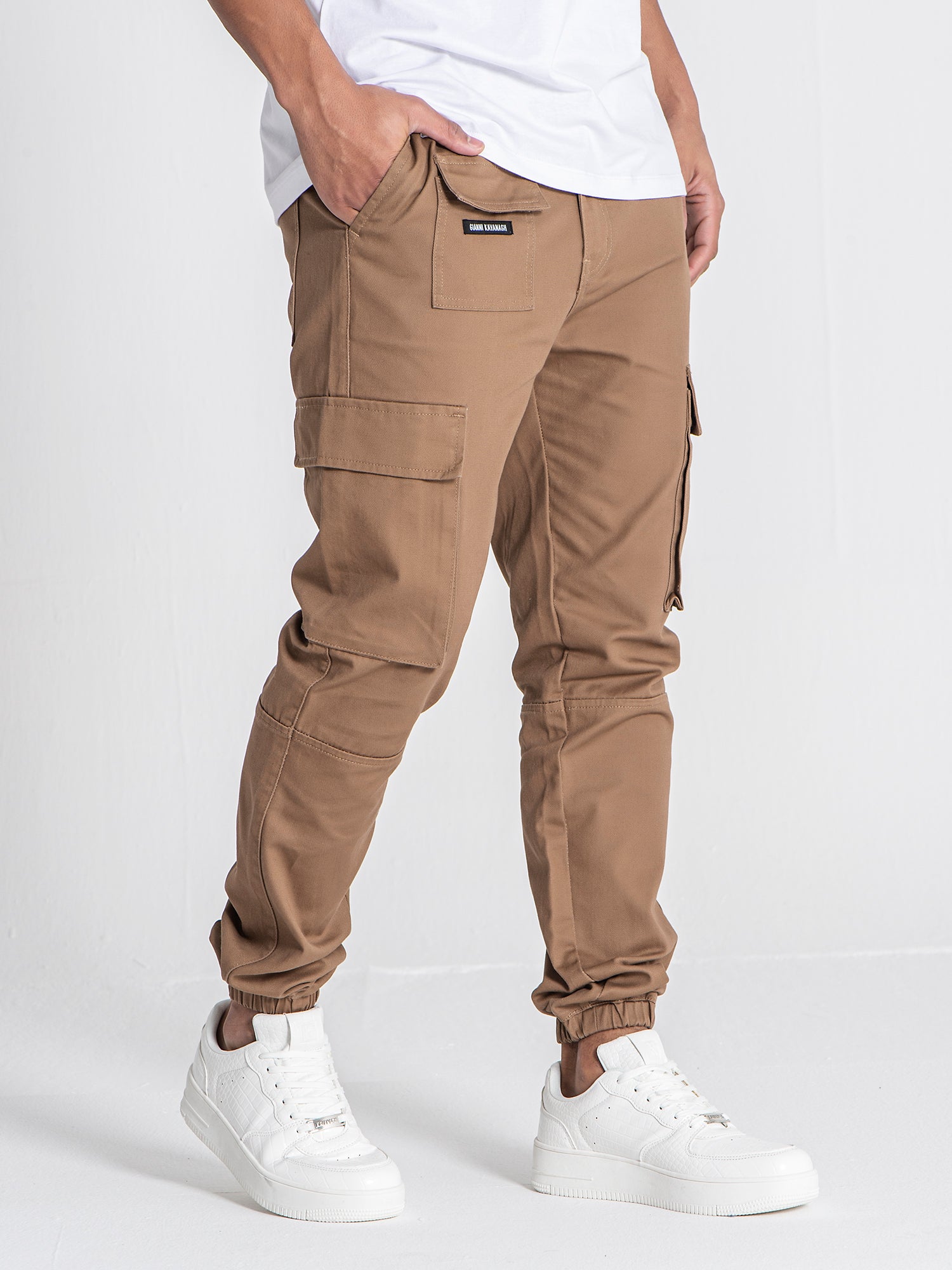 pants / Brown Utility Joggers