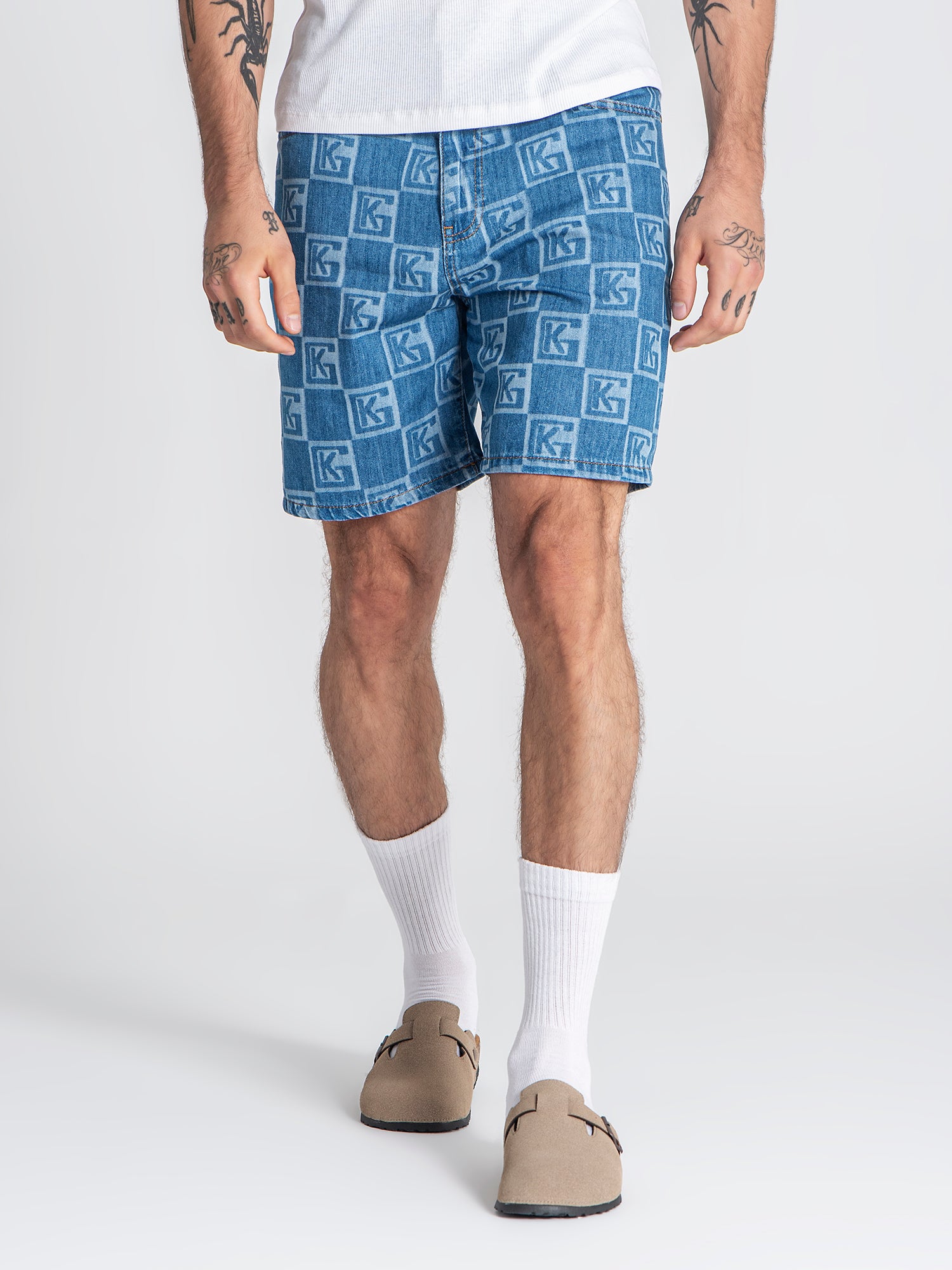 shorts / Light Blue Clone Denim Shorts