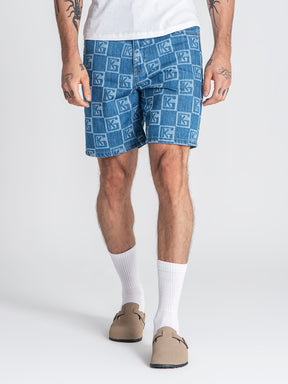 shorts / Light Blue Clone Denim Shorts