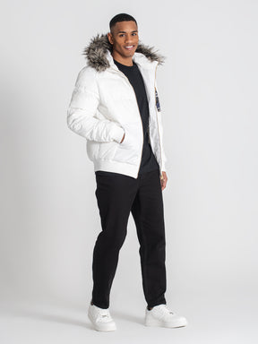 puffers / White Bear Puffer Jacket