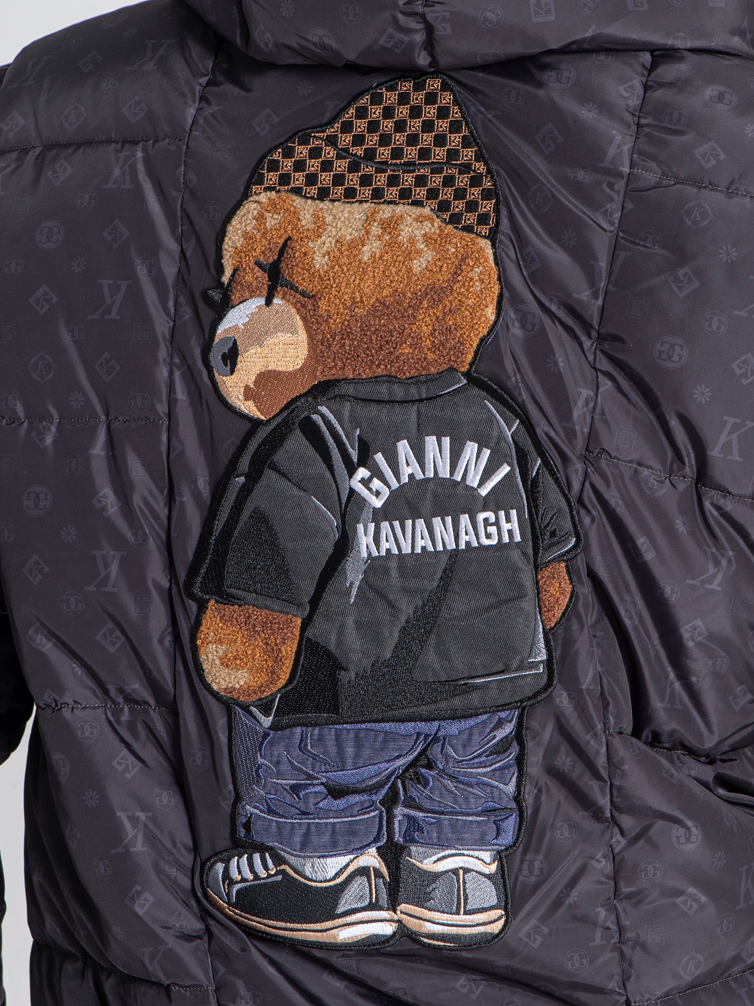 puffers / Black Logomania Bear Puffer Jacket